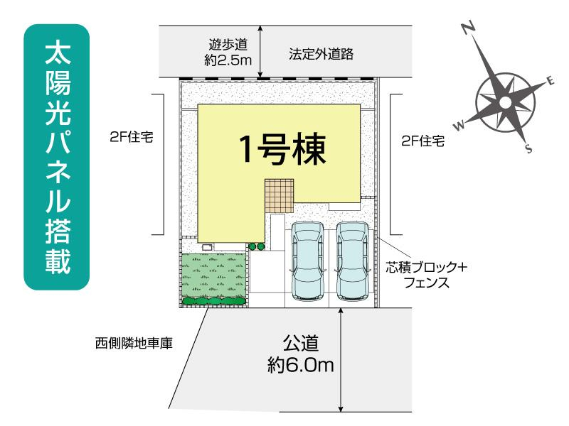 ブルーミングガーデン蓮田市関山４丁目　１棟の見取り図