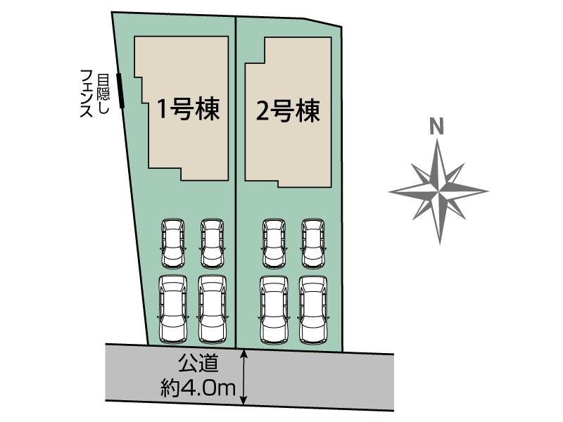 ブルーミングガーデン浜松市中央区篠原町２期２棟の見取り図