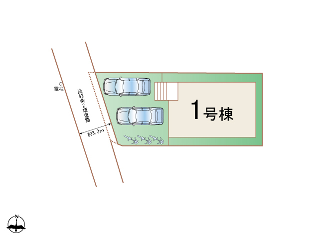 ハートフルタウン横浜市旭区今宿西町204番の見取り図