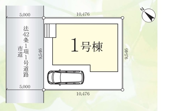 リナージュ川口市安行吉蔵２３－２期の見取り図