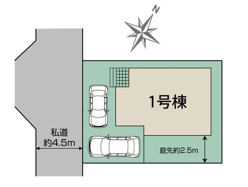 ブルーミングガーデン横浜市旭区市沢町１棟の見取り図