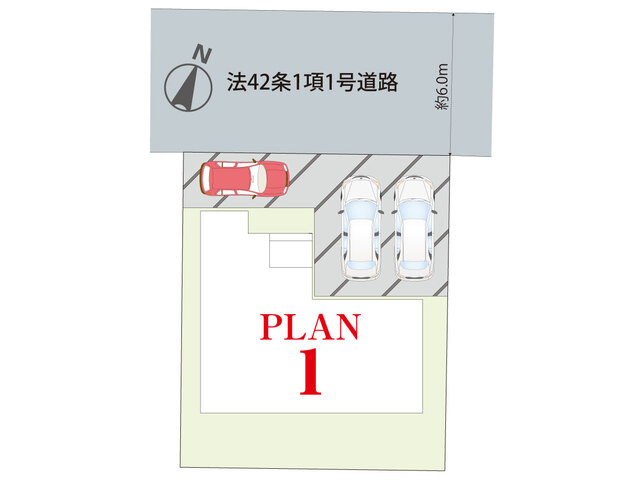 ハートフルタウンつくば市自由ヶ丘Ⅶの見取り図