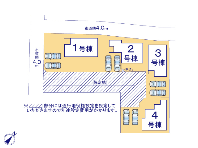 リナージュ市原市松ケ島２３－１期の見取り図
