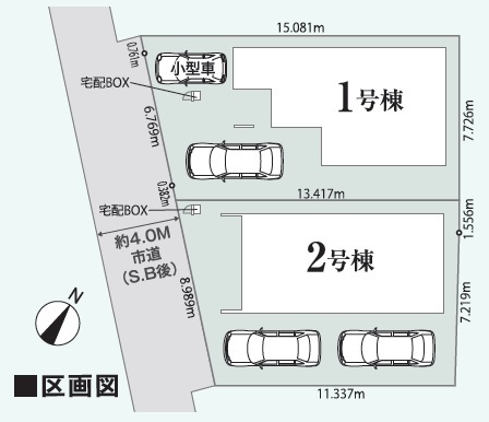 リナージュ上尾柏座１丁目２４－１期の見取り図