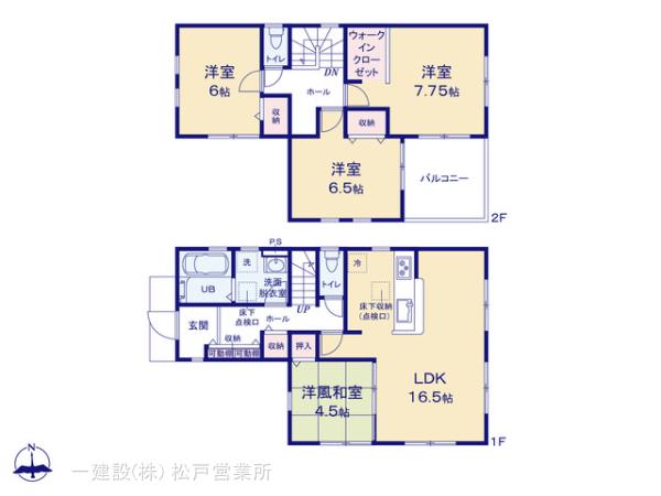リーブルガーデン布施新町の見取り図