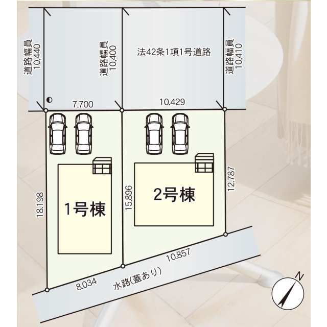 クレイドルガーデン八戸市柏崎 第5の見取り図