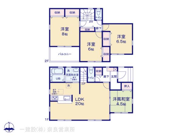 リーブルガーデン奈良大宮町７丁目の見取り図