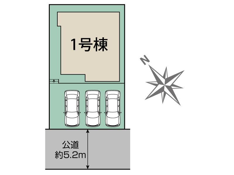 ブルーミングガーデン四街道市旭ケ丘４丁目１棟の見取り図