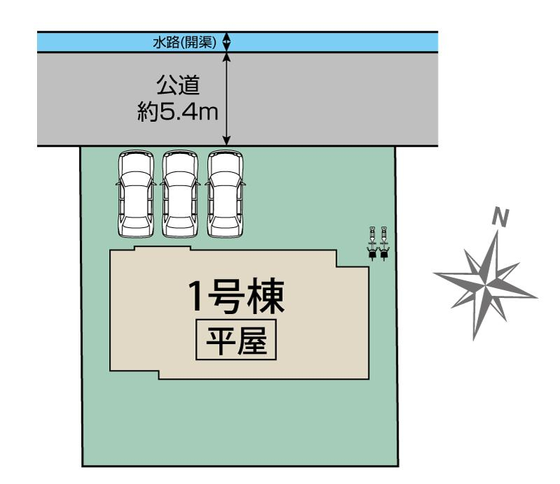 ブルーミングガーデン矢板市東町１棟の見取り図