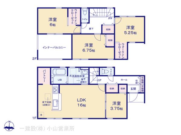 リーブルガーデン第４佐野富岡町の見取り図
