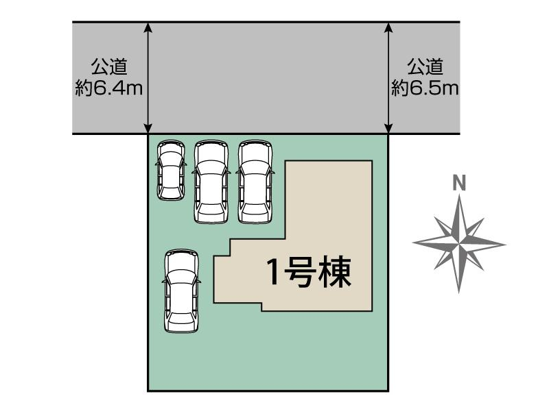 ブルーミングガーデン浜松市浜名区寺島１棟の見取り図