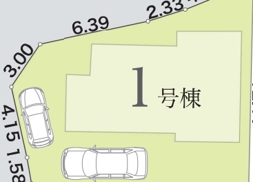 リナージュ草加市苗塚町２３－１期の見取り図