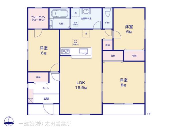 リーブルガーデン太田第３天良町の見取り図