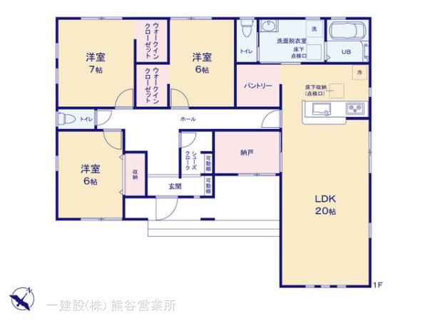 リーブルガーデン熊谷三ケ尻の見取り図