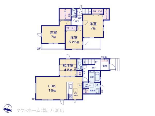 グラファーレ4258草加市小山１棟の見取り図