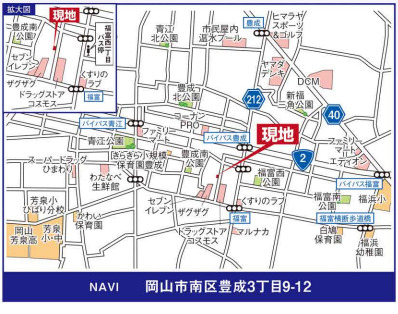 グラファーレ4260岡山市豊成２期１棟の見取り図