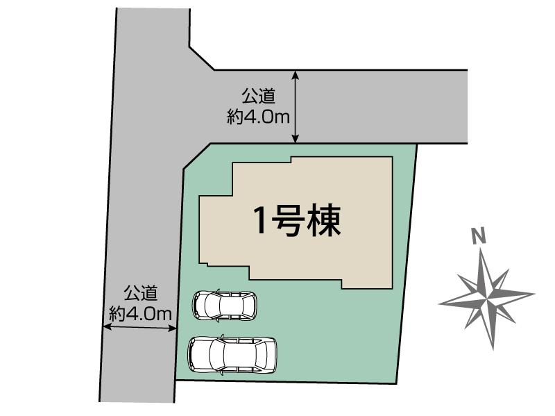 ブルーミングガーデン日野市落川１棟の見取り図