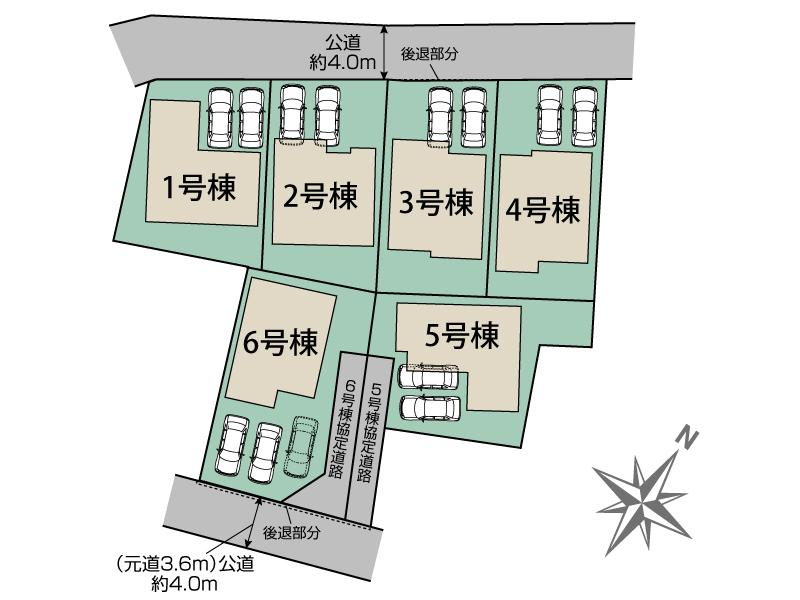 ブルーミングガーデン名古屋市港区船頭場２丁目６棟の見取り図