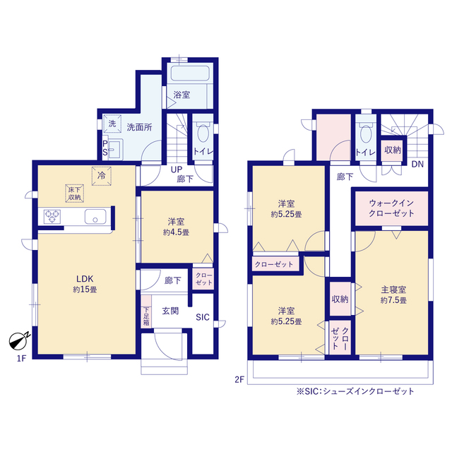 グラファーレ4237高浜市屋敷町２期４棟の見取り図