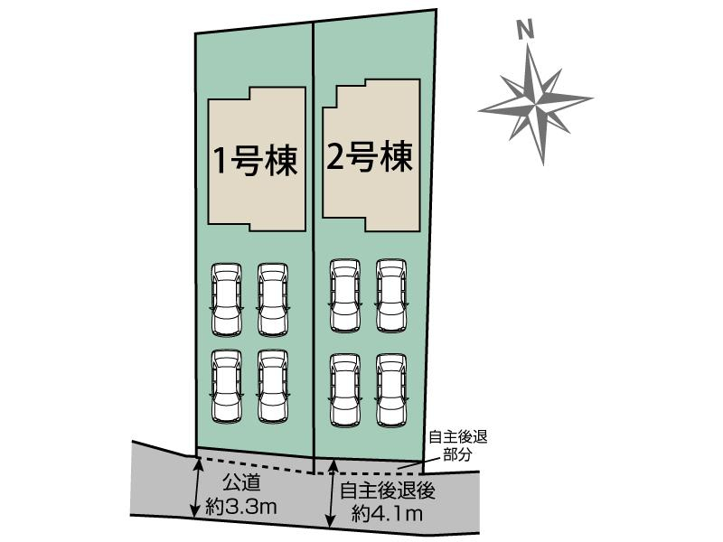 ブルーミングガーデン浜松市中央区富屋町２棟の見取り図