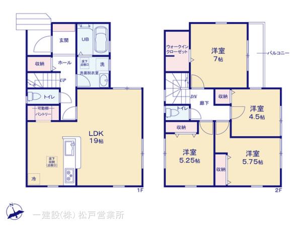 リーブルガーデン柏市しいの木台４丁目の見取り図