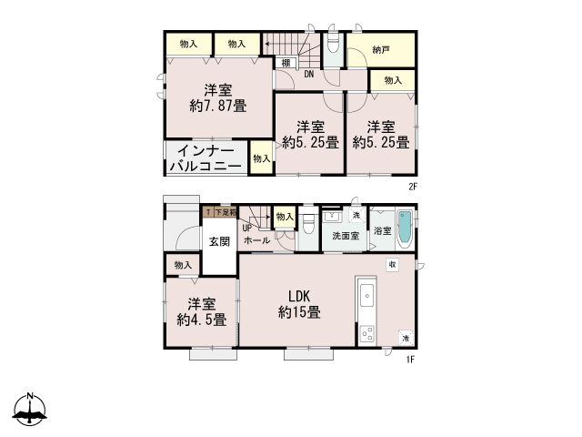 ハートフルタウン前橋市表町2期の見取り図