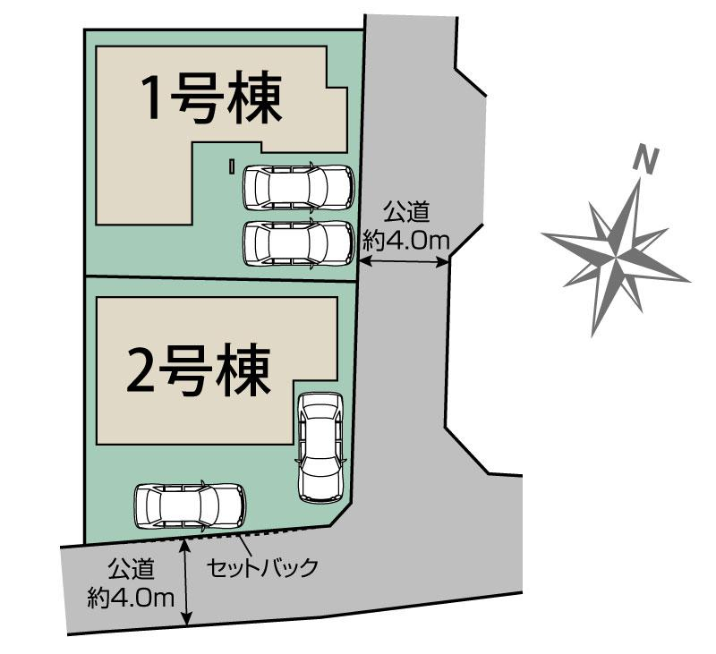 ブルーミングガーデン熊本市東区秋津２丁目２期２棟の見取り図