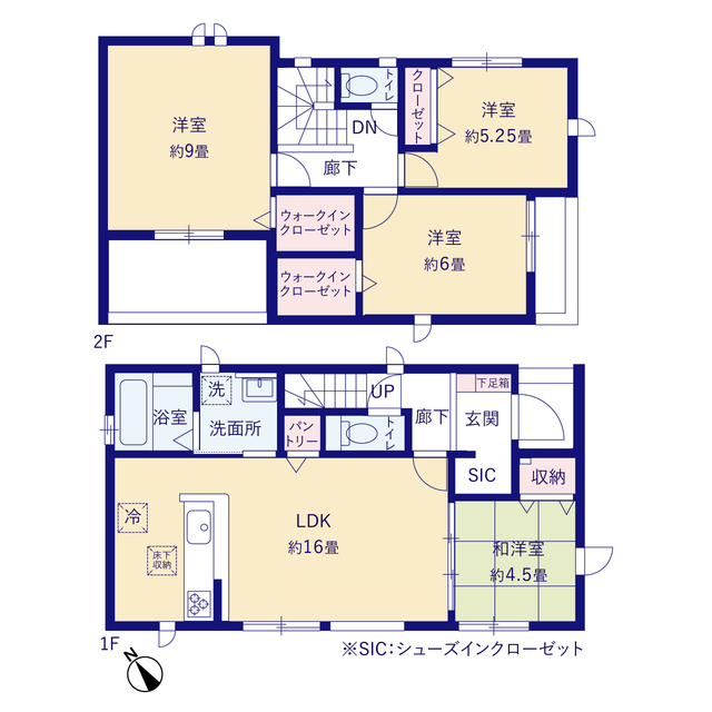 グラファーレ4281高崎市浜尻町２期１棟の見取り図