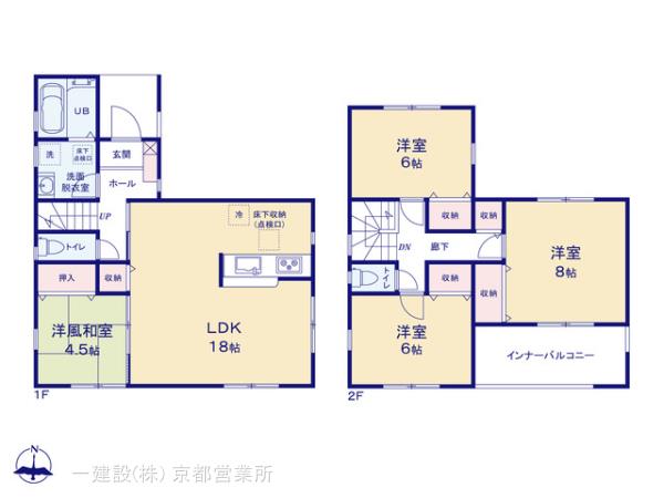 リーブルガーデン天理市前栽町５期の見取り図