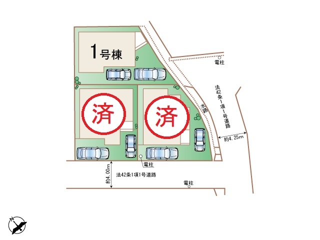 ハートフルタウン(堺)忠岡町忠岡東2丁目の見取り図