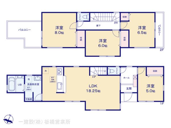 リーブルガーデン戸田市笹目南町の見取り図