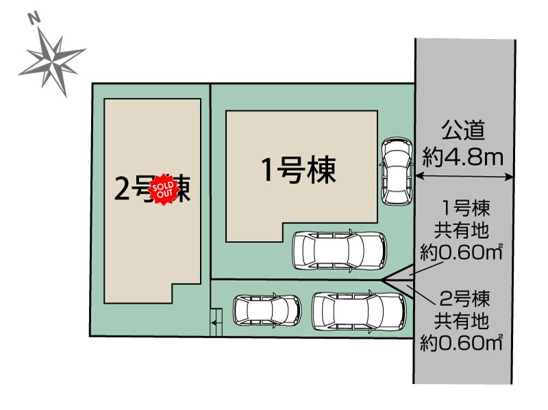 ブルーミングガーデン福岡市早良区飯倉６丁目２棟の見取り図