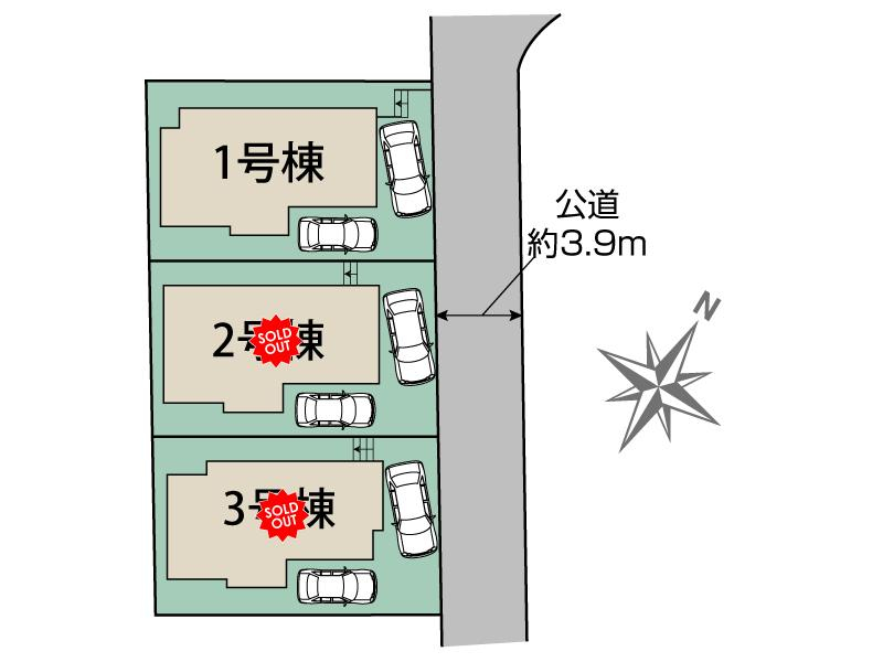 ブルーミングガーデン福岡市南区和田４丁目３棟の見取り図