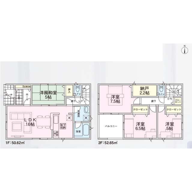 クレイドルガーデン大河原町緑町 第12の見取り図