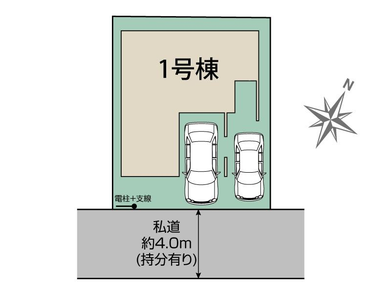 ブルーミングガーデンさいたま市北区本郷町１棟の見取り図