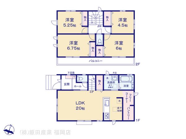 ハートフルタウン糸島波多江駅北3丁目の見取り図