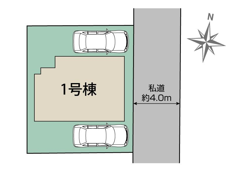 ブルーミングガーデン小平市小川町２丁目１棟の見取り図