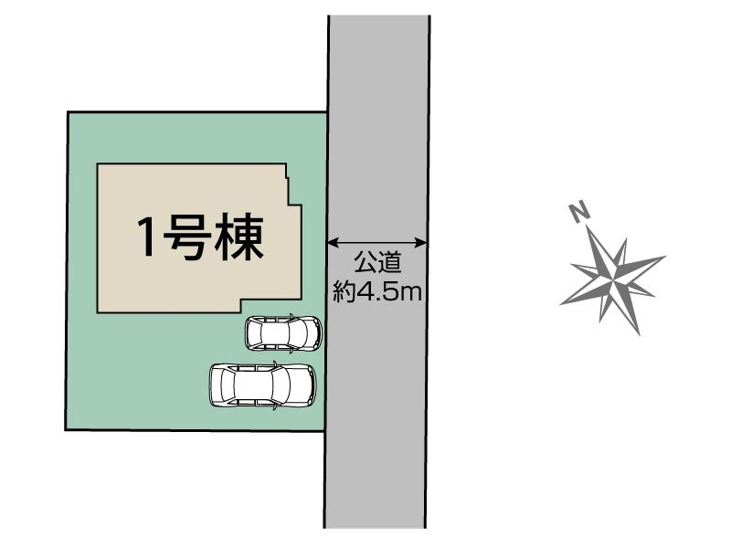 ブルーミングガーデン横浜市旭区中白根２丁目１棟の見取り図