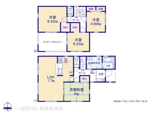 リーブルガーデン橿原市豊田町２期の見取り図