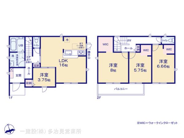 リーブルガーデン中津川市手賀野第4の見取り図