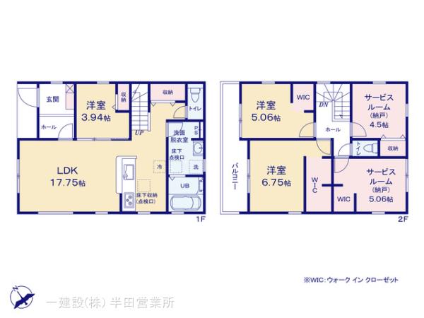 リーブルガーデン知多信濃川東部土地区画整理の見取り図