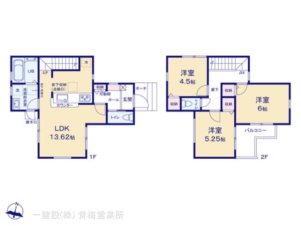 リーブルガーデン福生市福生第７の見取り図