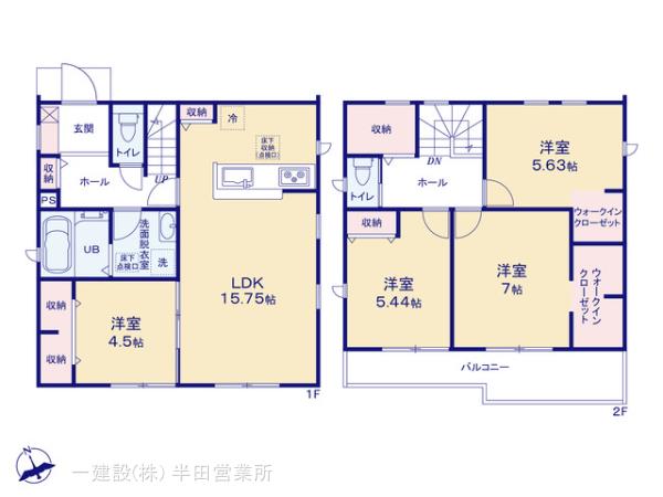 リーブルガーデン高浜市青木町第５の見取り図