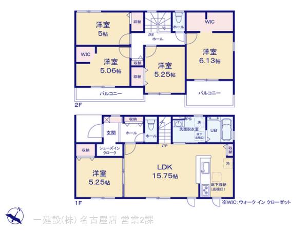 リーブルガーデンいなべ市大安町石榑東の見取り図
