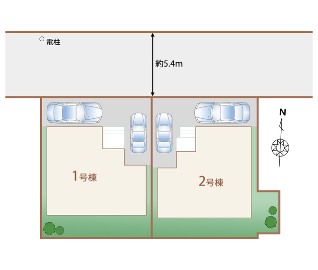 ハートフルタウン東村山多摩湖町13期の見取り図