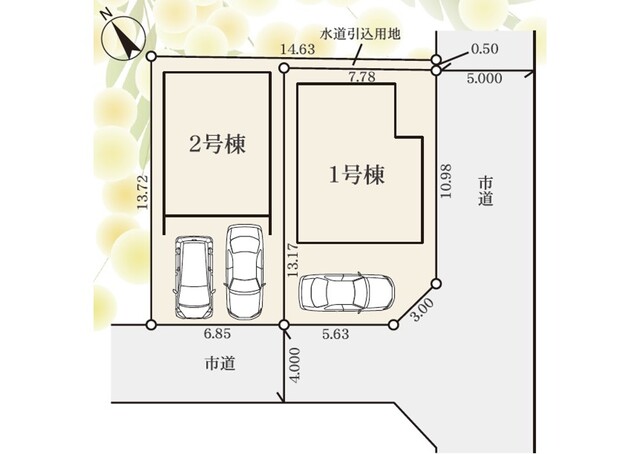 リナージュ柏市光ケ丘２３－１期の見取り図