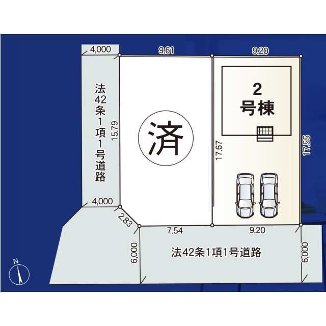クレイドルガーデン徳島市末広 第1の見取り図