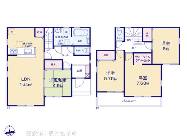 リーブルガーデン深谷稲荷町北第２の見取り図