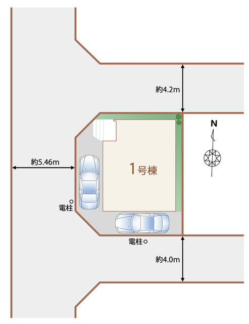 ハートフルタウン一橋学園7期の見取り図