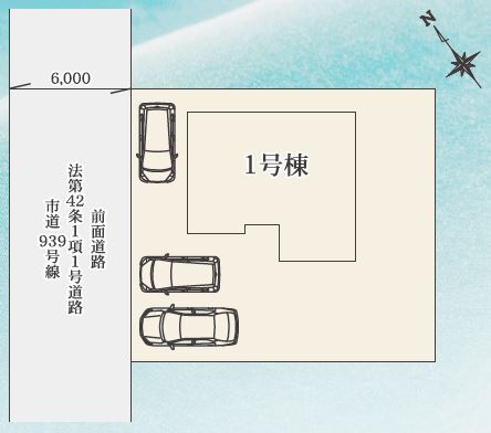 リナージュ廿日市市宮園上２３－１期の見取り図